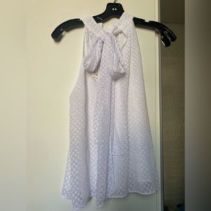 Alice and Olivia NEW WITH TAGS white sleeveless top SMALL